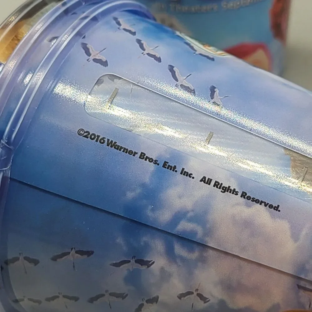 Set (50) promotional cups for the STORKS Movie Collectible Plastic New